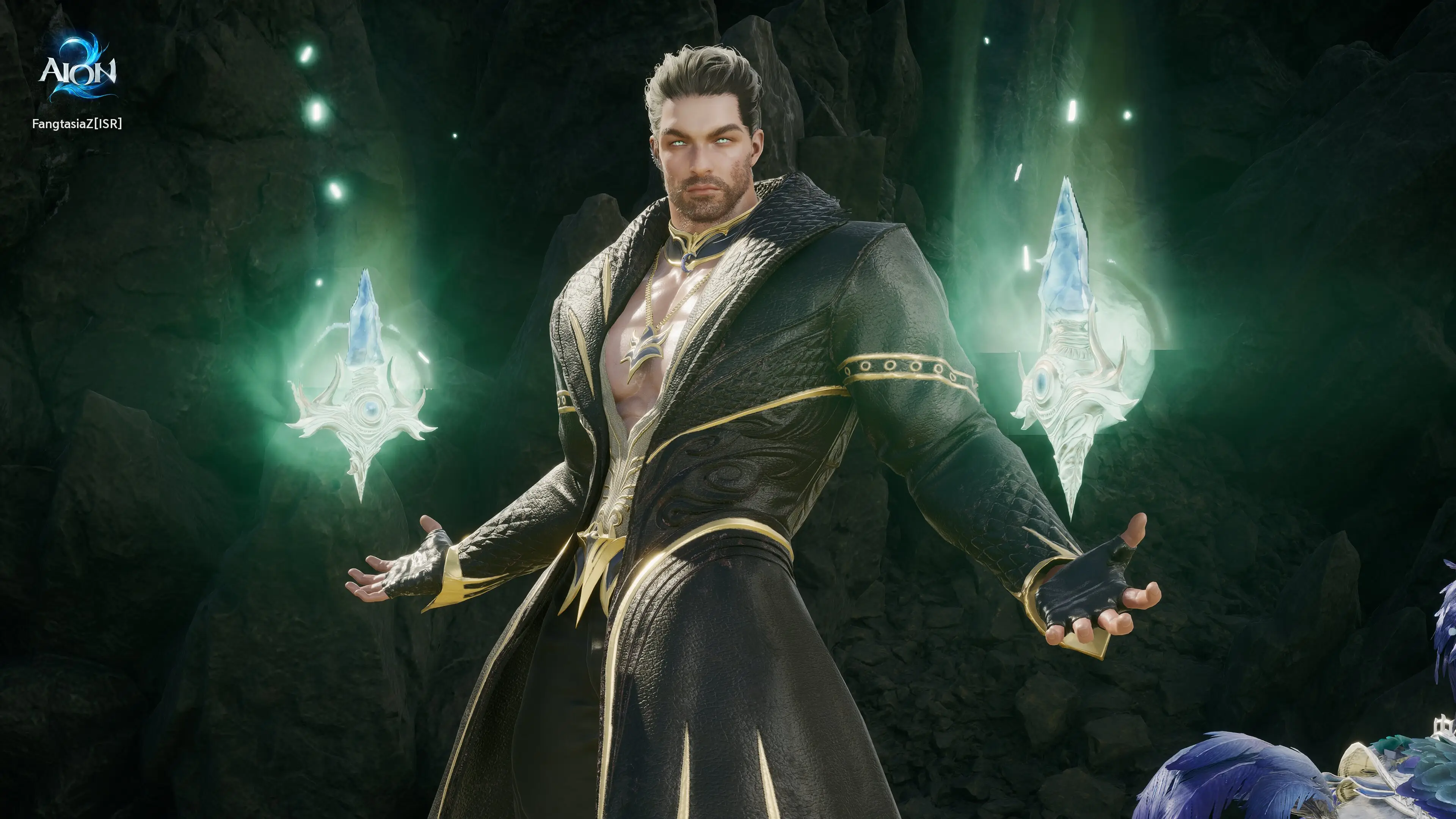 Handsome male character