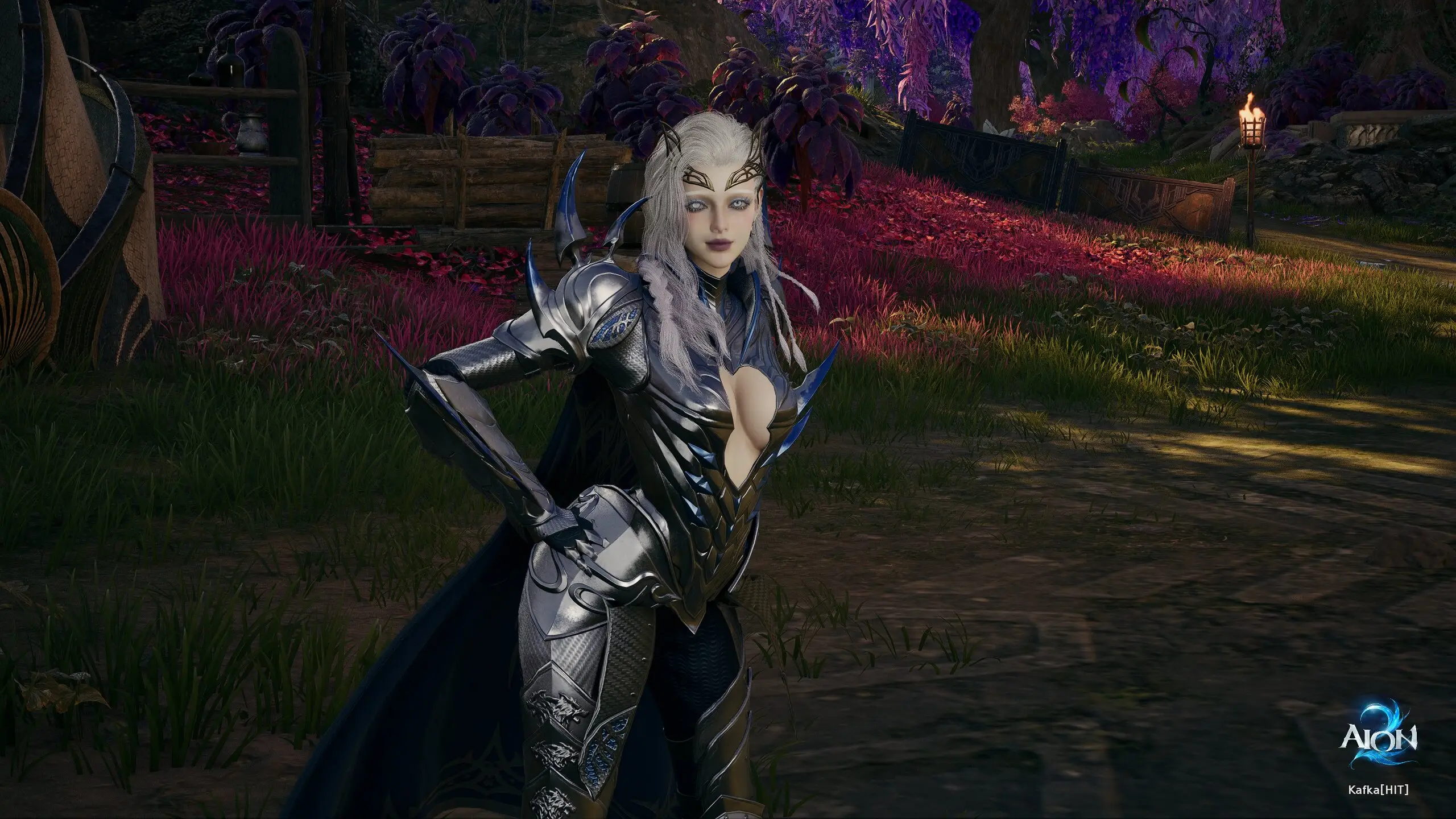 Cool White Haired Woman