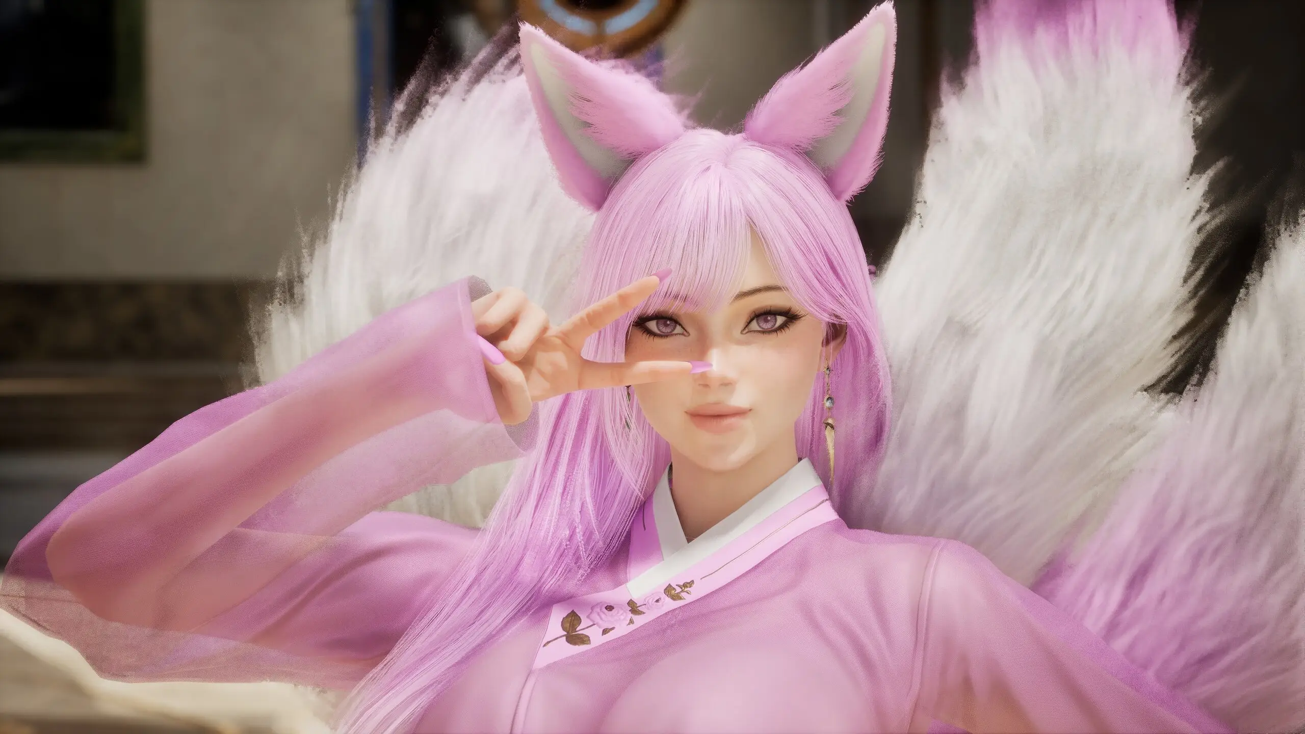 ♥ Pink Puppy/Kitsune/Fox ♥
