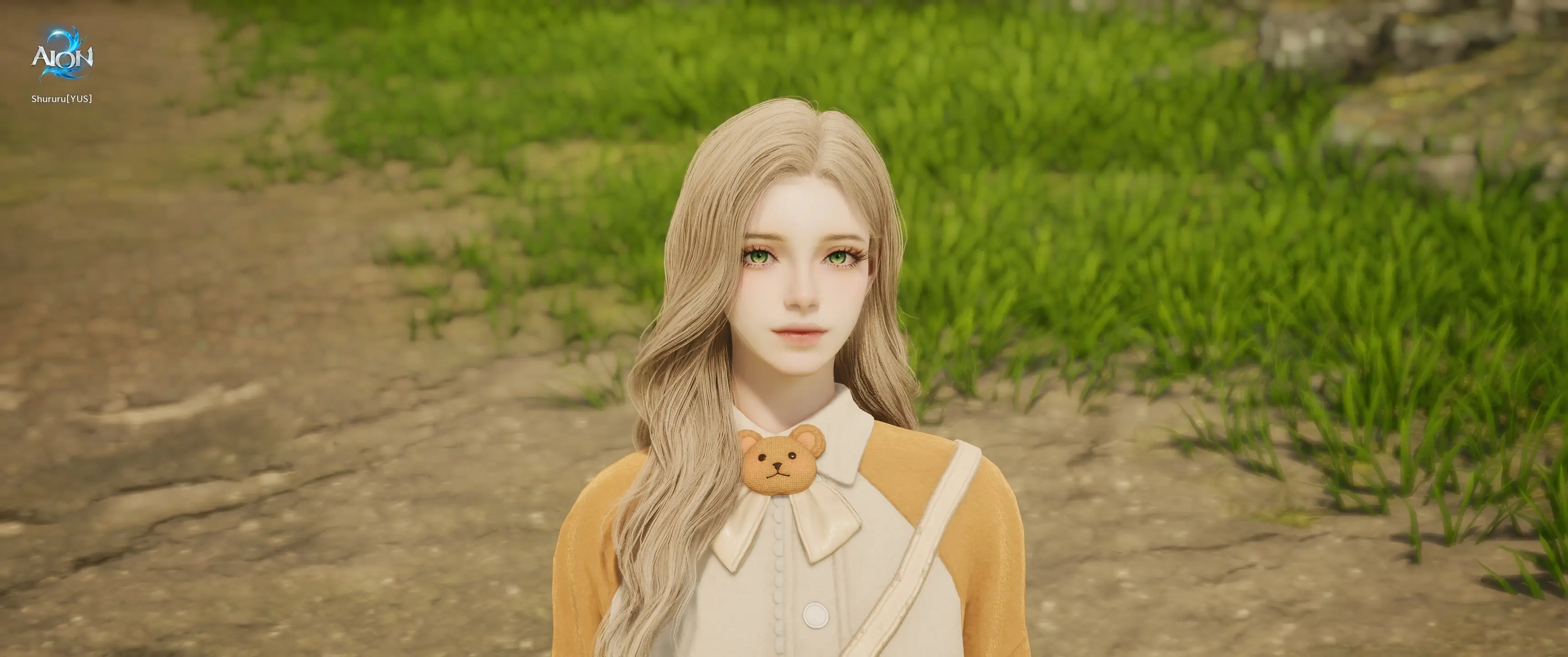 Blonde + Green Eyes