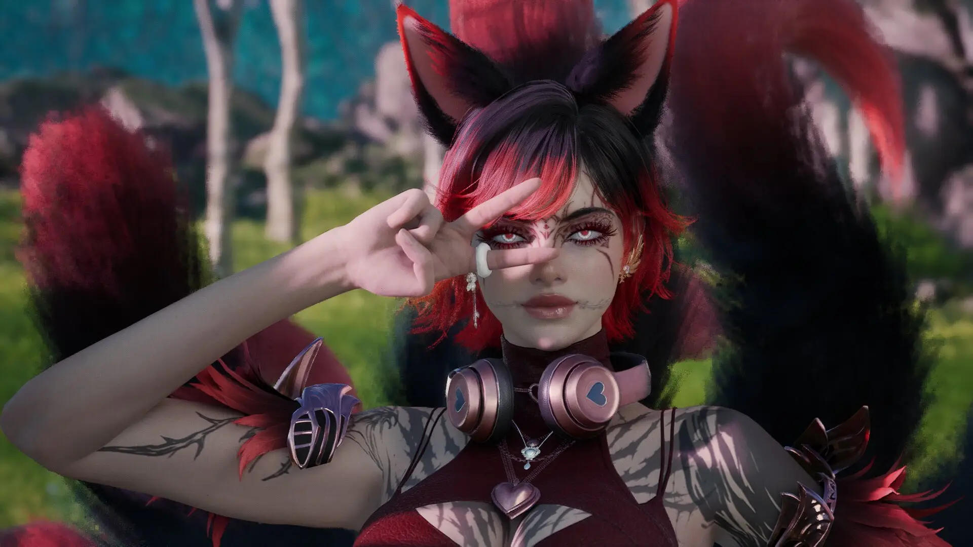 Dark Red Fox