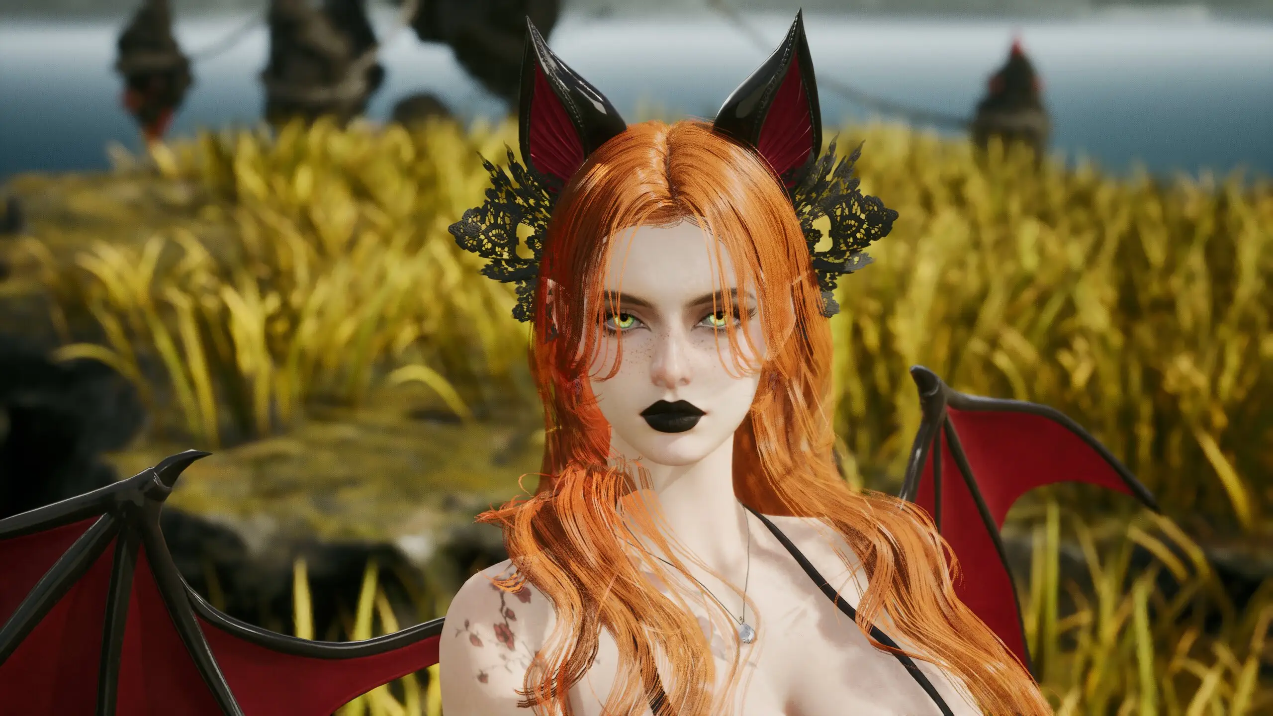 Redhead/Green Eyes