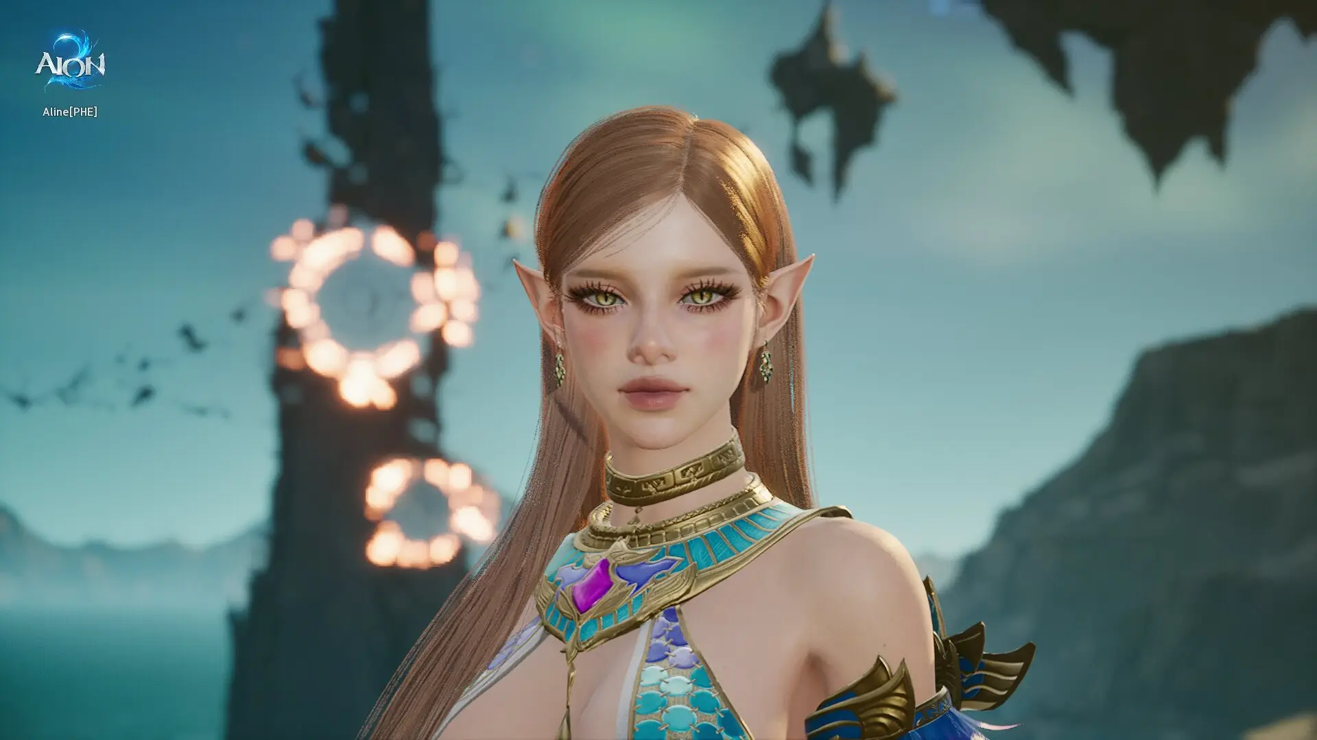 Aline the Angelic Elf 