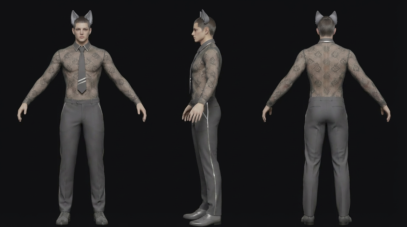 시스루 교복 바니걸&울프보이 ㅡ “오해하지 마세요, 이건 정말 전투복입니다.” : AION2-NCSOFT