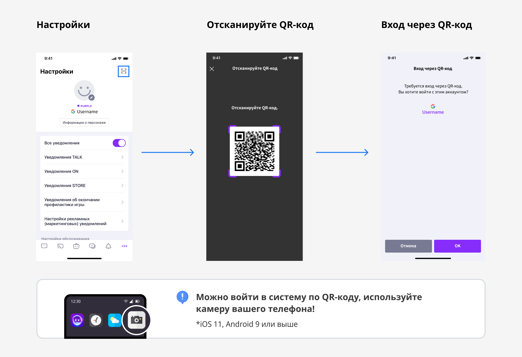 Объявления] Информация о запуске логина по QR-коду : Lineage2M - NCSOFT